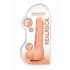 RealRock Dong 8 - realistični dildo z modi (20 cm) - naravni 