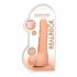 RealRock Dong 10 - realistični dildo s testisi (25 cm) - naravni 