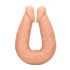 RealRock Double Dong 14 - dvojni dildo (36 cm) - naravni 