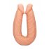 RealRock Double Dong 18 - dvojni dildo (46 cm) - naravni 