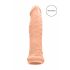 RealRock Penis Sleeve 6 - ovoj za penis (17 cm) - naravni 