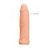 RealRock Penis Sleeve 6 - ovoj za penis (17 cm) - naravni 