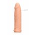 RealRock Penis Sleeve 6 - ovoj za penis (17 cm) - naravni 