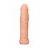 RealRock Penis Sleeve 6 - ovoj za penis (17 cm) - naravni 