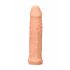 RealRock Penis Sleeve 6 - ovoj za penis (17 cm) - naravni 