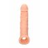 RealRock Penis Sleeve 8 - ovoj za penis (21 cm) - naravni 