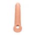 RealRock Penis Sleeve 9 - ovoj za penis (21,5 cm) - naravni 