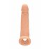 RealRock Penis Sleeve 9 - ovoj za penis (21,5 cm) - naravni 