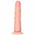 RealRock Slim - lepljiv, realističen dildo - 15,5 cm (naravni) 