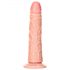 RealRock Slim - lepljiv, realističen dildo - 15,5 cm (naravni) 