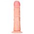 RealRock - realistični dildo z vakuumskim držalom - 15,5 cm (naravni videz)