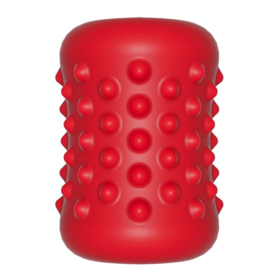Orctan - Masažni pripomoček za penis z možnostjo polnjenja (črno-rdeč)