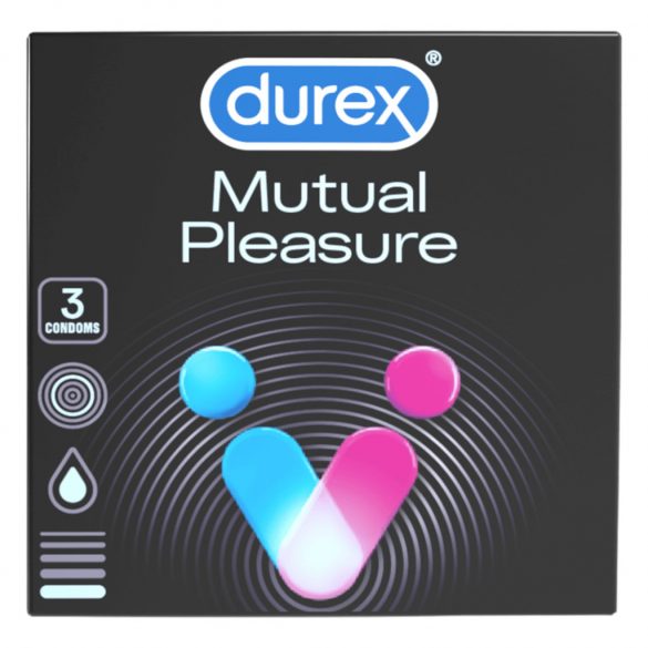 Durex Mutual Pleasure - kondom (3db) 