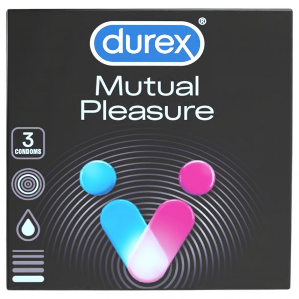 Durex Mutual Pleasure - kondom (3 kosi)