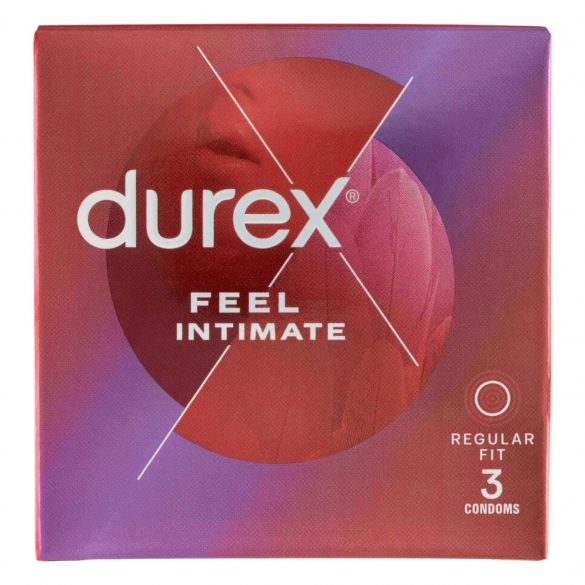 Durex Feel Intimate - tankostenski kondom (3 kosi) 