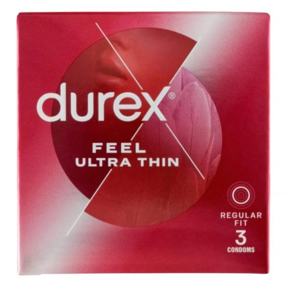 Durex Feel Ultra Thin - ultra realistični kondom (3 kosi) 