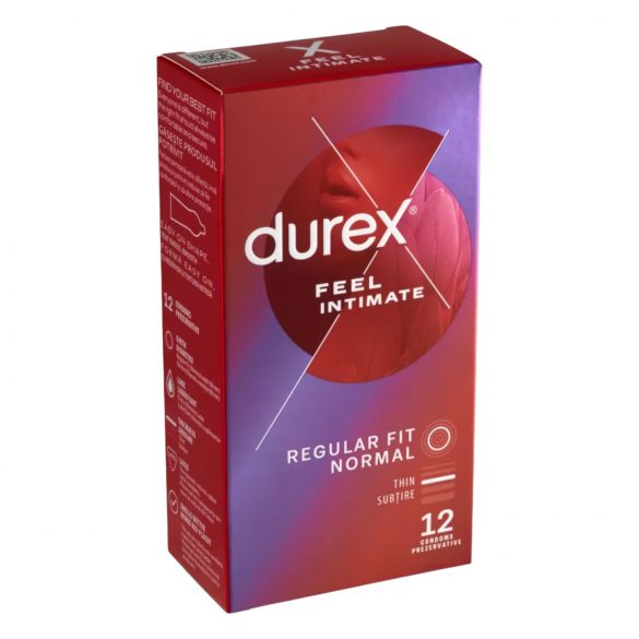 Durex Feel Intimate - tanek kondom (12 kos)