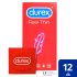 Durex Feel Thin - kondom z realističnim občutkom (12 kosov) 