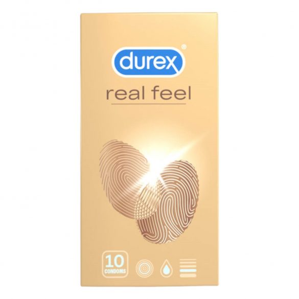 Durex Real Feel - kondom brez lateksa (10 kosov) 