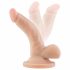 Dr. Skin 4 - vibrator za pripenjanje testisov - naravni (12 cm) 