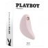 Playboy Palm - Vodoodporni klitorisni vibrator 2v1 z možnostjo polnjenja (roza) 