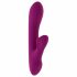 Playboy Bitty Bunny - polnilni vibrator s stimulatorjem za klitoris (roza)