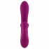 Playboy Bitty Bunny - polnilni vibrator s stimulatorjem za klitoris (roza)