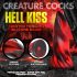 Creature Cocks Hell Kiss - Silikonski dildo - 19 cm (rdeče) 