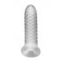 Fat Boy Checker Box - ovitek za penis (15 cm) - mlečno bela 