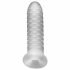 Fat Boy Checker Box - ovitek za penis (15 cm) - mlečno bela 