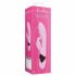 Loveline - polnilni vibrator z zajčjo stimulacijo klitorisa (roza)