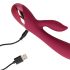 Loveline - akumulatorski vibrator z bodico (bordo)