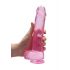 REALROCK - prozoren realističen dildo - roza (22cm) 