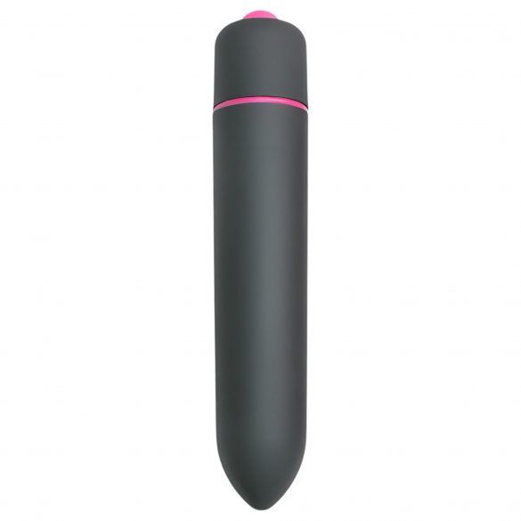 Easytoys Bullet - vodoodporen vibrator s palico (črn) 