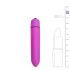 Easytoys Bullet - vodoodporen vibrator s palico (vijolična) 