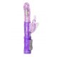 Easytoys - Rotacijski potiskalnik, vibrator metuljček z vrtiljakom (vijolična) 