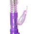 Easytoys - Rotacijski potiskalnik, vibrator metuljček z vrtiljakom (vijolična) 