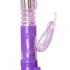 Easytoys - Rotacijski potiskalnik, vibrator metuljček z vrtiljakom (vijolična) 