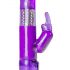 Easytoys Rabbit - vibrator z vrtečim se ročajem (vijolična) 