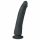 Easytoys - 100% silikonski dildo (21 cm) - črn 