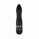 Easytoys Diamond Curved - vibrator z mini palico (črn) 