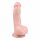 Easytoys - pripenjalni dildo s testisi (15 cm) - naravni 