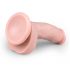 Easytoys - pripenjalni dildo s testisi (15 cm) - naravni 