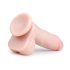 Easytoys - pripenjalni, testisni dildo (17,5 cm) - naravni 