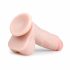 Easytoys - pripenjalni, testisni dildo (17,5 cm) - naravni 