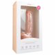 Easytoys - pripenjalni, testisni dildo (22,5 cm) - naravni 