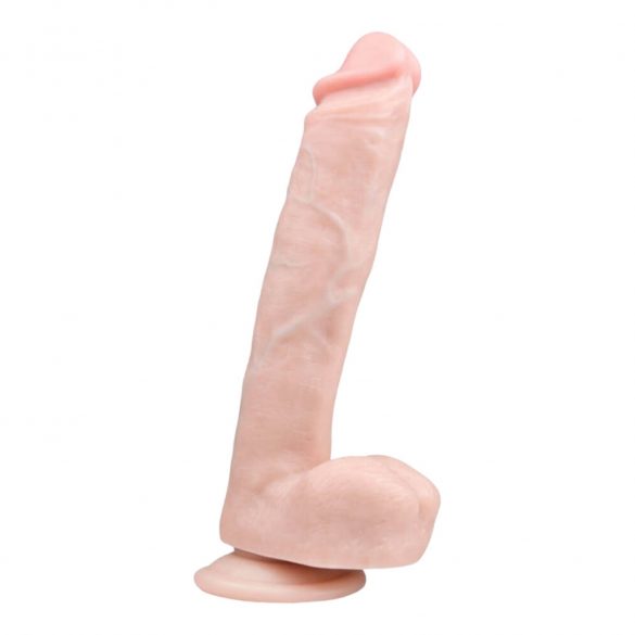 Easytoys - velik dildo s testisi (26,5 cm) - naravni 