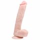 Easytoys - velik dildo s testisi (26,5 cm) - naravni 