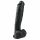 Easytoys - Pripenjalni, testisni veliki dildo (26,5 cm) - črn 