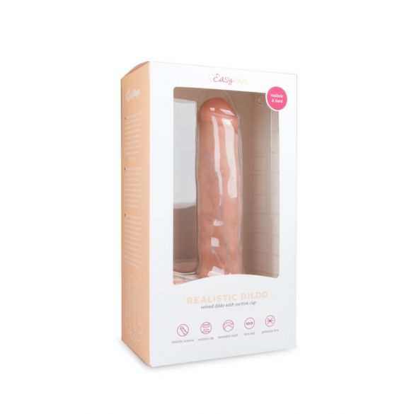 Easytoys - velik dildo s testisi (29,5 cm) - naravni 